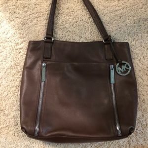 Michael Kors brown leather purse